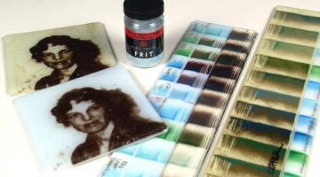 This lesson demonstrates how artist Carrie Iverson employs the gum image transfer method to transfer print imagery onto sheet glass using glass powders.