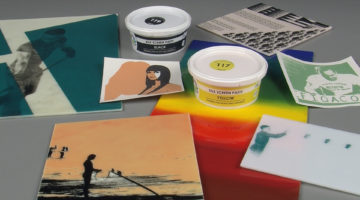 This lesson explores screen printing with Color Line Screen Pastes, covering the advantages of this product and basic instructions for using it effectively.