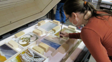 This lesson surveys several types of glass projects undertaken using kiln-glass. It then details how anyone, anywhere might begin making with kiln-glass.